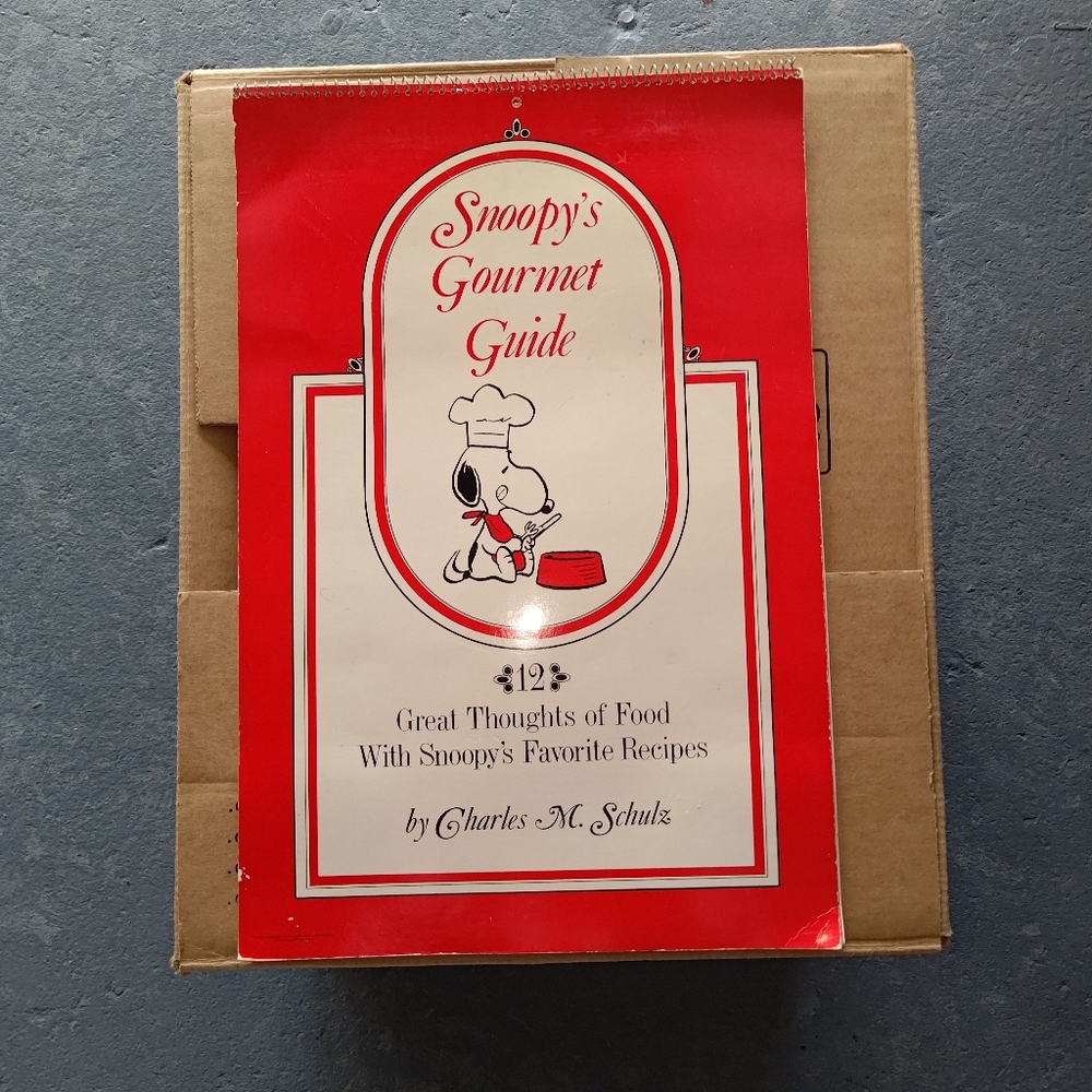 Vintage Snoopy's Gourmet Guide: 1960s Recipe Flip Book